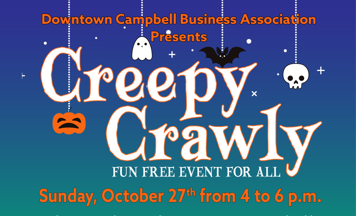 Downtown Campbell Creepy Crawly Side Banner